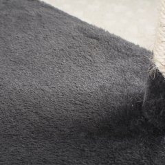 short plush high quality big dark grey cat scratcher