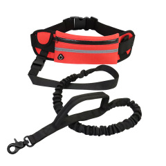 Manufacturer wholesale reflective adjustable cheap running used dog leash with pocket set
