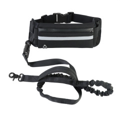 Manufacturer wholesale reflective adjustable cheap running used dog leash with pocket set