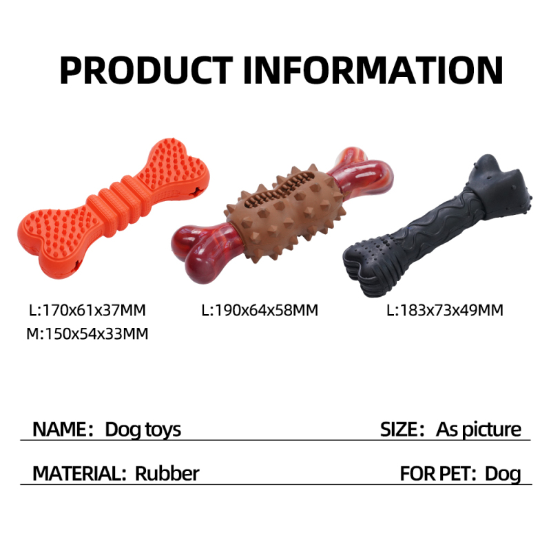 Wholesale Chew Feeder Rubber Dog Bone Toys