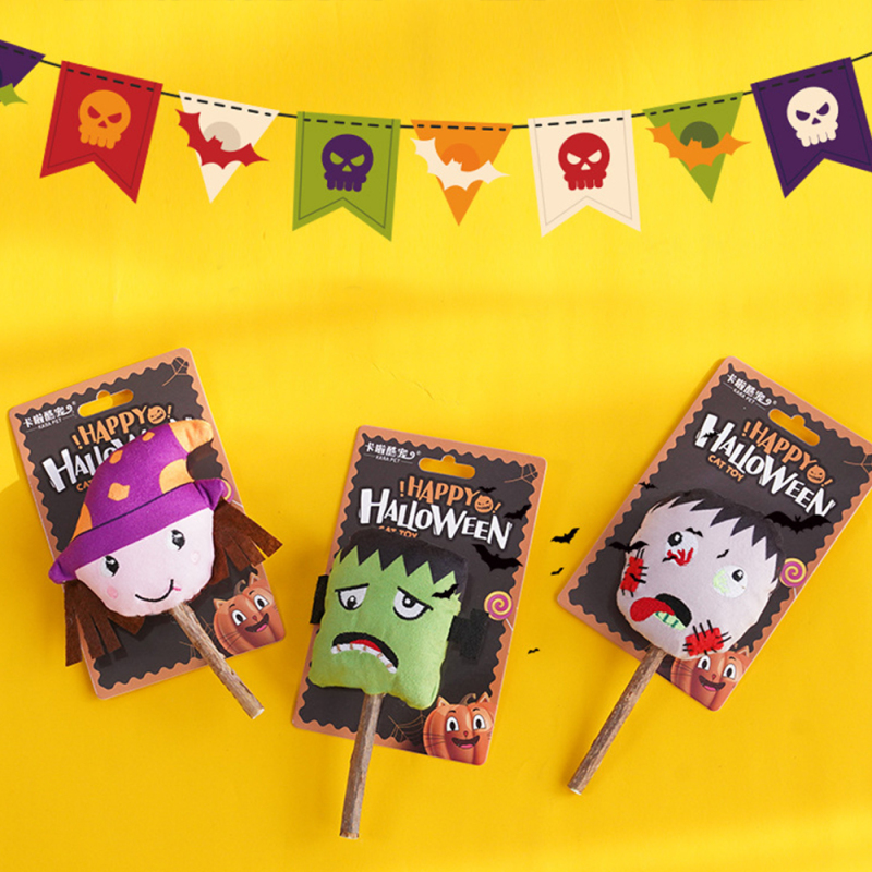 Manufacturer Wholesale Halloween Design Cat Chew Stick