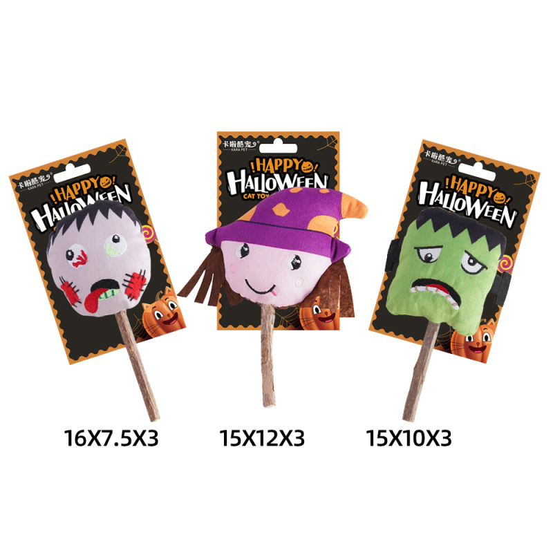 Manufacturer Wholesale Halloween Design Cat Chew Stick