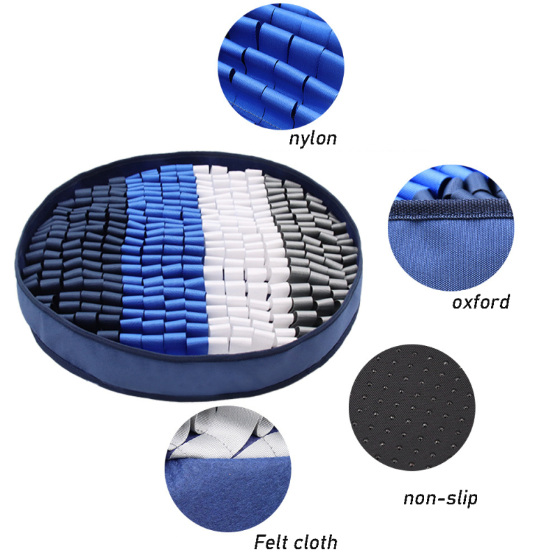 Manufacturer wholesale feeding portable dog round snuffle mat with sucker