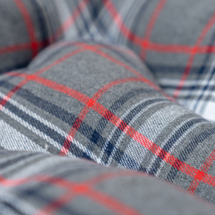 Manufacturer wholesale christmas plaid design dog pillow cushion bed