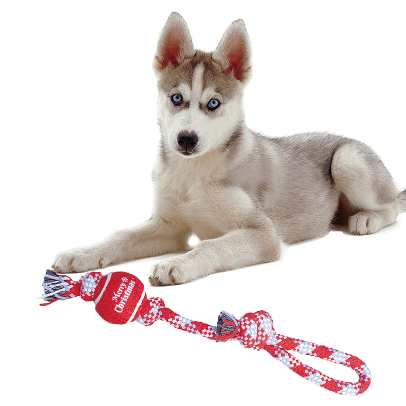 Manufacturer wholesale chew dog rope toys christmas design