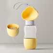 350ml yellow with food storage