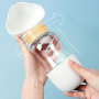 Manufacturer wholesale white yellow purple portable dog water bottle cloud design