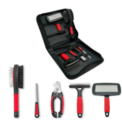 Manufacturer wholesale grooming tool dog pet nail clippers comb brush set