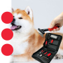 Manufacturer wholesale grooming tool dog pet nail clippers comb brush set