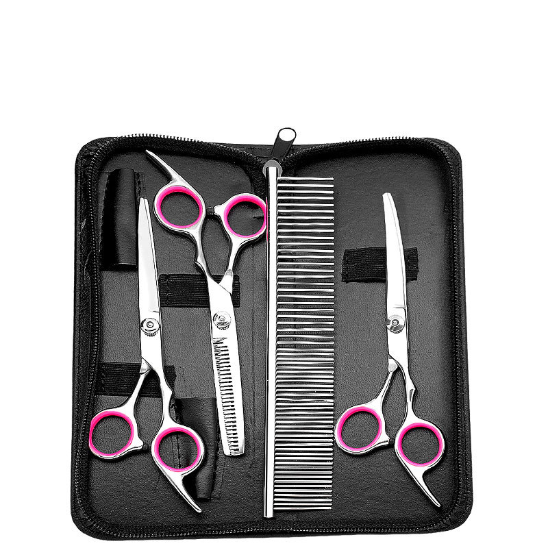 Manufacturer wholesale grooming tool dog pet nail clippers comb brush set