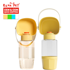 Wholesale Custom Logo Portable Travel Cheap Pet Supplier Dog Water Bottle With Food Storage