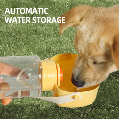 Wholesale Custom Logo Portable Travel Cheap Pet Supplier Dog Water Bottle With Food Storage