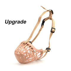 Manufacturer wholesale multi-size black beige adjustable dog muzzle