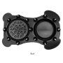 Manufacturer wholesale detachable slow feeder dog two bowls with mat grey black