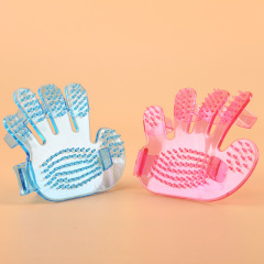 Manufacturer wholesale grooming tool cat dog pet five-finger bath brush