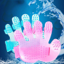 Manufacturer wholesale grooming tool cat dog pet five-finger bath brush