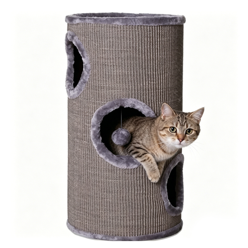 Wholesale Climbing Board Short Plush Cat Tunnel Toy