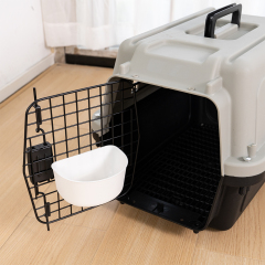 Wholesale Portable Outdoor Breathable Cat Dog Pet Carrier With Bowl
