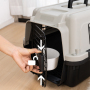 Wholesale Portable Outdoor Breathable Cat Dog Pet Carrier With Bowl