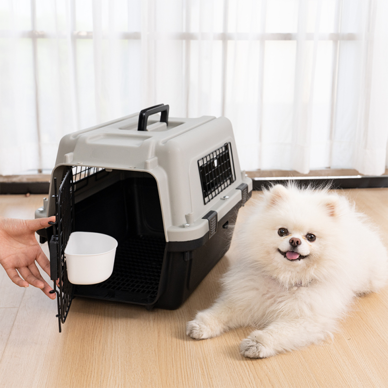 Wholesale Portable Outdoor Breathable Cat Dog Pet Carrier With Bowl