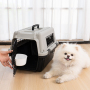 Wholesale Portable Outdoor Breathable Cat Dog Pet Carrier With Bowl