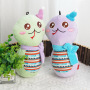 Manufacturer Wholesale Custom Logo Snake Design Squeaky Chew Pet Dog Plush Toy