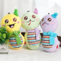 Manufacturer Wholesale Custom Logo Snake Design Squeaky Chew Pet Dog Plush Toy
