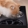 Wholesale Foldable Slow Feeder Stainless Steel Dog Elevated Bowl
