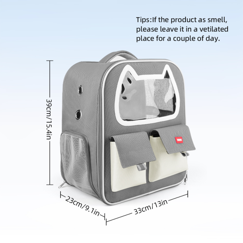 Wholesale Travel Portable Breathable Carrier Bag Cat Backpack