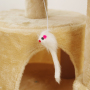 Wholesale Sisal Short Plush Cat Scratcher House