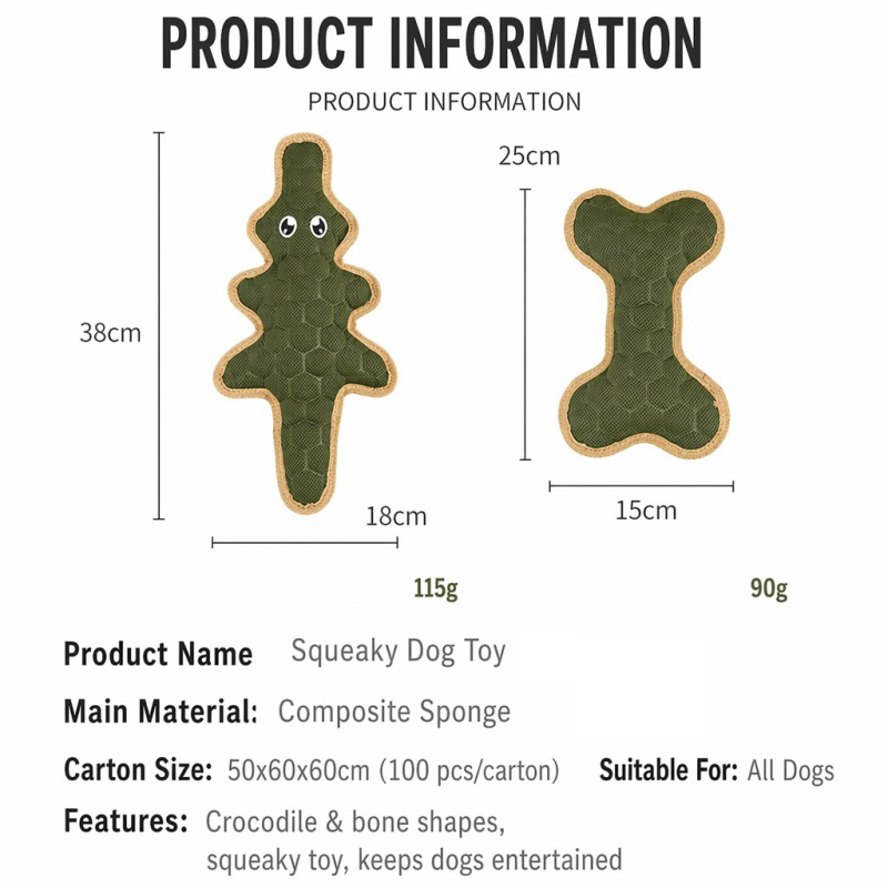 Wholesale Custom Logo Chew Green Bone Design Large Pet Products Dog Toys