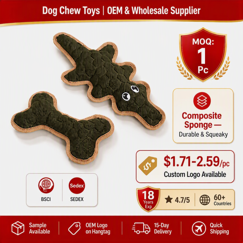 Wholesale Custom Logo Chew Green Bone Design Large Pet Products Dog Toys