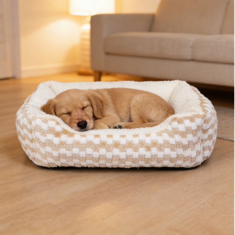 Manufacturer Wholesale Custom Logo Plush Product Dog Pet Beds Accessories
