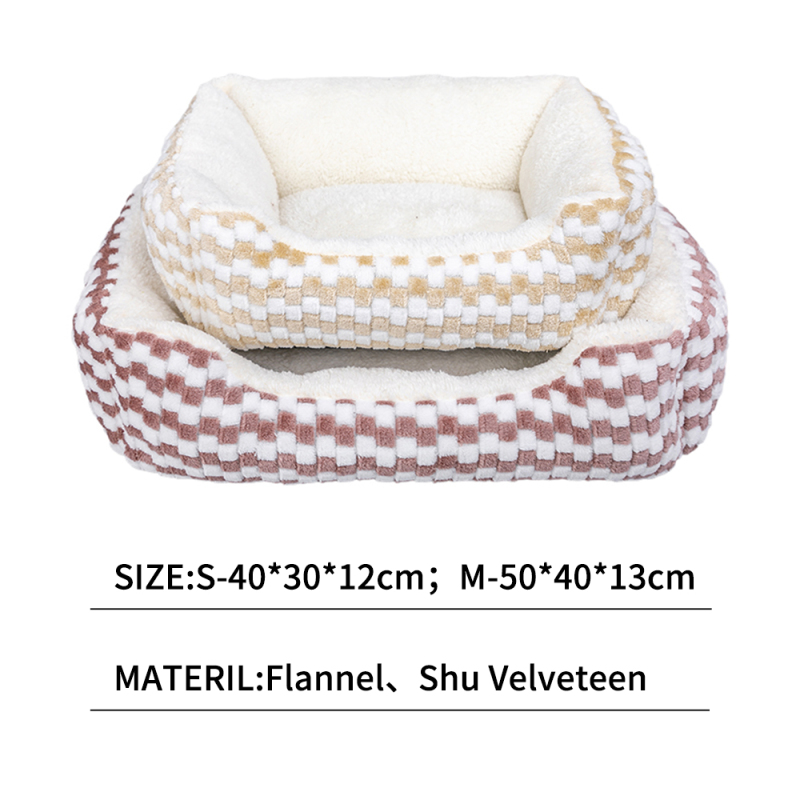 Manufacturer Wholesale Custom Logo Plush Product Dog Pet Beds Accessories
