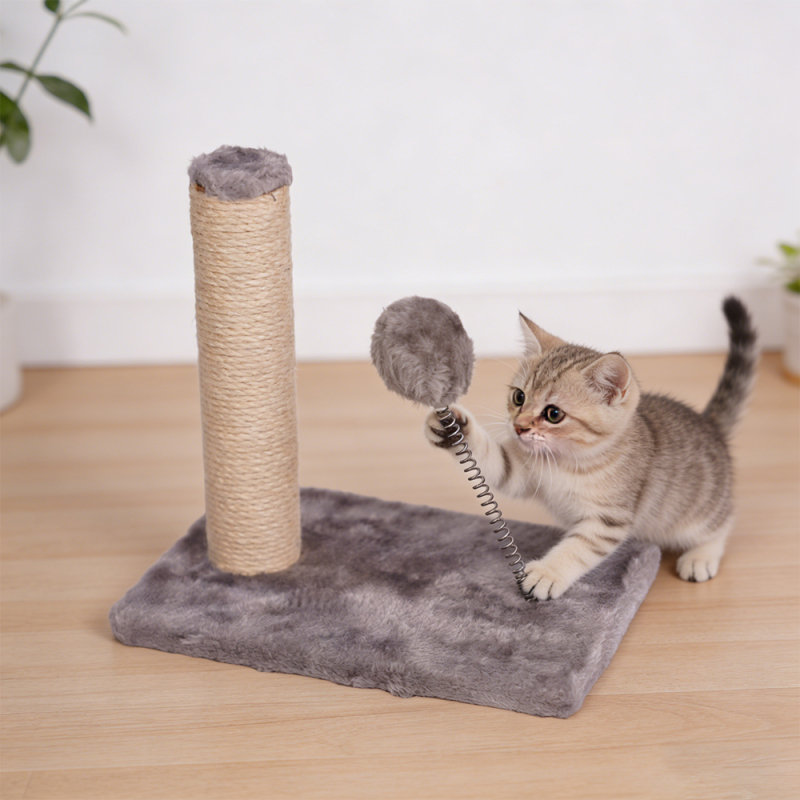 Wholesale Sisal Short Plush Cat Scratching Post