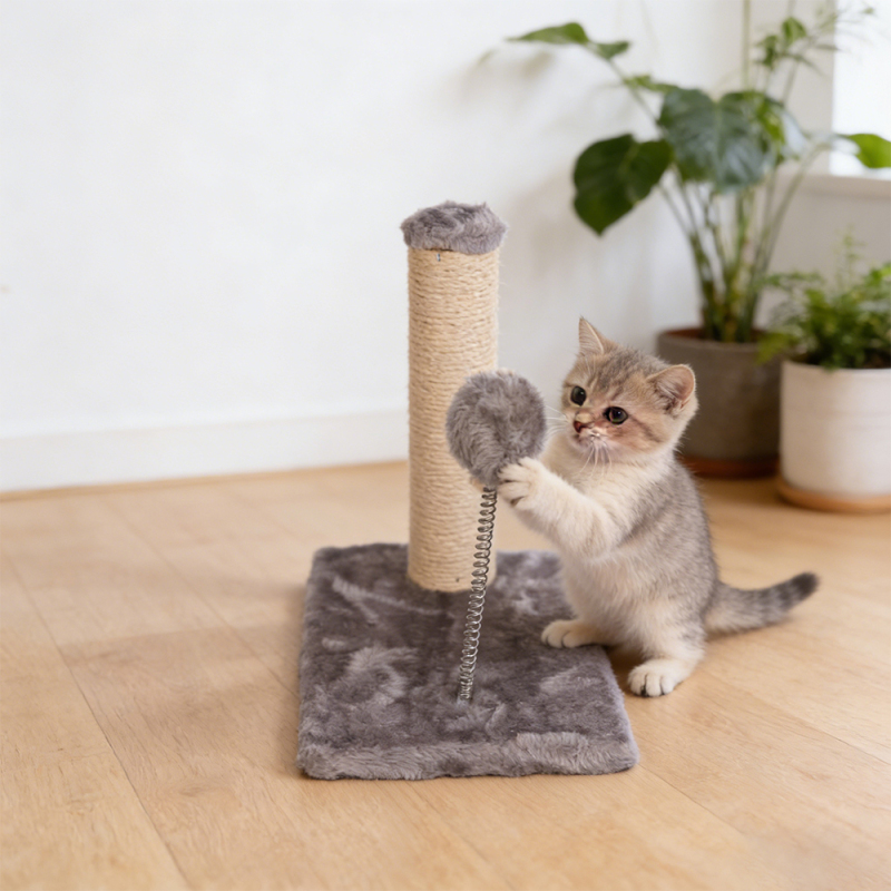 Wholesale Sisal Short Plush Cat Scratching Post