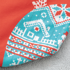 Manufacturer wholesale snow pattern cat tunnel christmas sock design