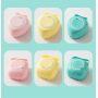 Manufacturer Wholesale square love Grooming Tool Cat Dog Pet Bath Brush