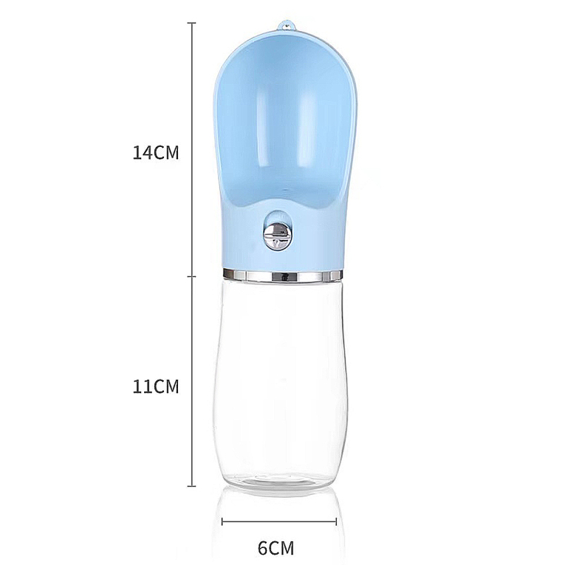 Manufacturer wholesale outdoor portable dog water bottle pink blue white