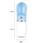 Manufacturer wholesale outdoor portable dog water bottle pink blue white
