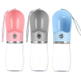 Manufacturer wholesale outdoor portable dog water bottle pink blue white
