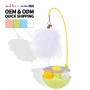 Wholesale Feather Interactive Pet Supplier Cat Tumbler Toy