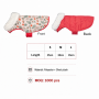 Wholesale Customized Double Sided Coat Dog Pet Clothes Christmas