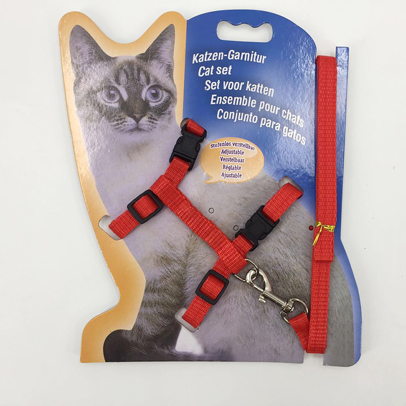 Manufacturer wholesale adjustable multi-colors cat harness