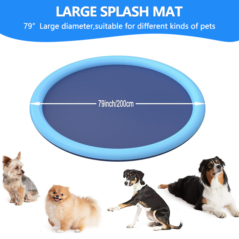 Manufacturer wholesale summer round cool dog water spray pad