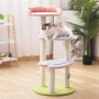 Manufacturer wholesale pink design flower cat trees & scratcher