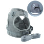 Manufacturer wholesale breathable red black blue grey nylon pet dog reflective harness