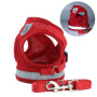 Manufacturer wholesale breathable red black blue grey nylon pet dog reflective harness