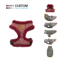 Manufacturer wholesale custom logo plush dog harness vest