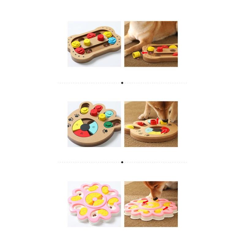 Manufacturer wholesale eco-friendly wooden plastic cat smart feeder toy